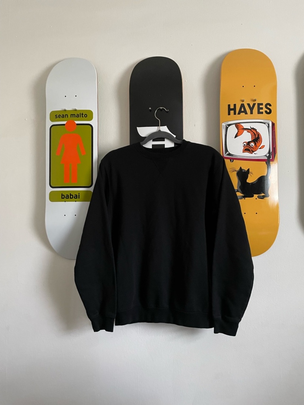 3/$15 RSQ Black Crewneck Sweatshirt